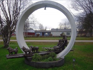 The monument to Leonhard Seppala in Junosuando, Sweden. Photo by Håkan Fors.