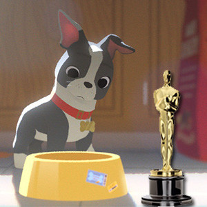 Still from "Feast," a 2015 Academy Award Winner for Best Animated Short Film (copyright Disney and Academy of Motion Picture Arts and Sciences)