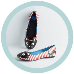 Up Your Alley Cat Flats from ModCloth