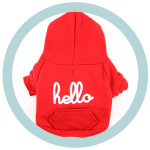 Red Hoodie by Hello Apparel and Lucy & Co.