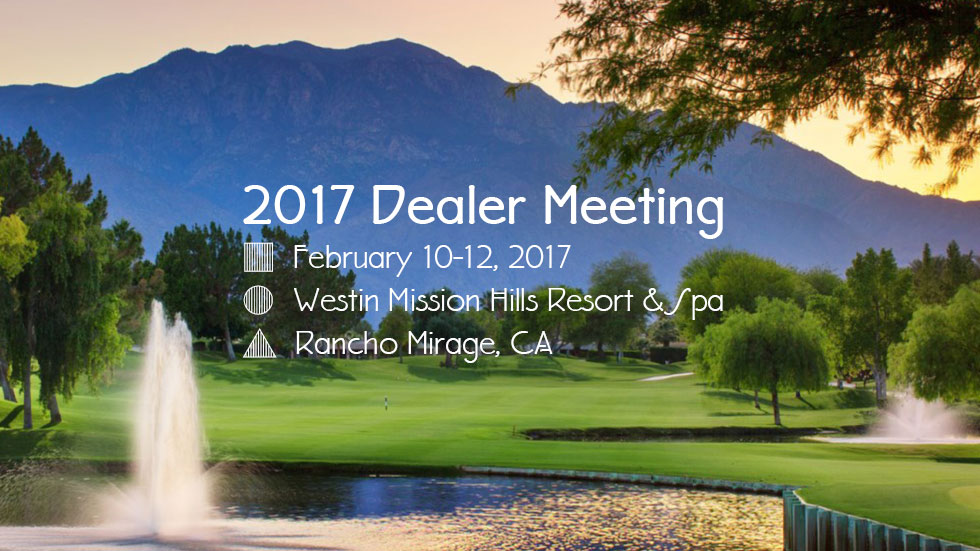 2017 DogWatch Dealer Meeting at Westin Mission Hills Resort and Spa