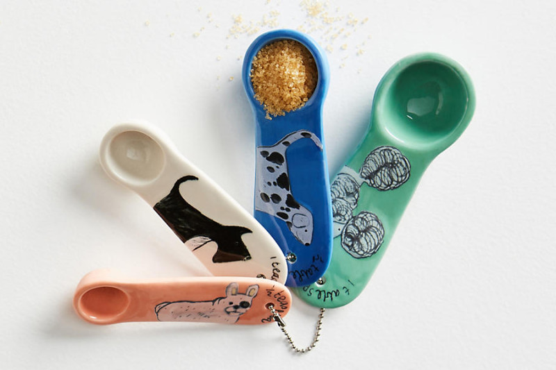 Painted Pup Measuring Spoons