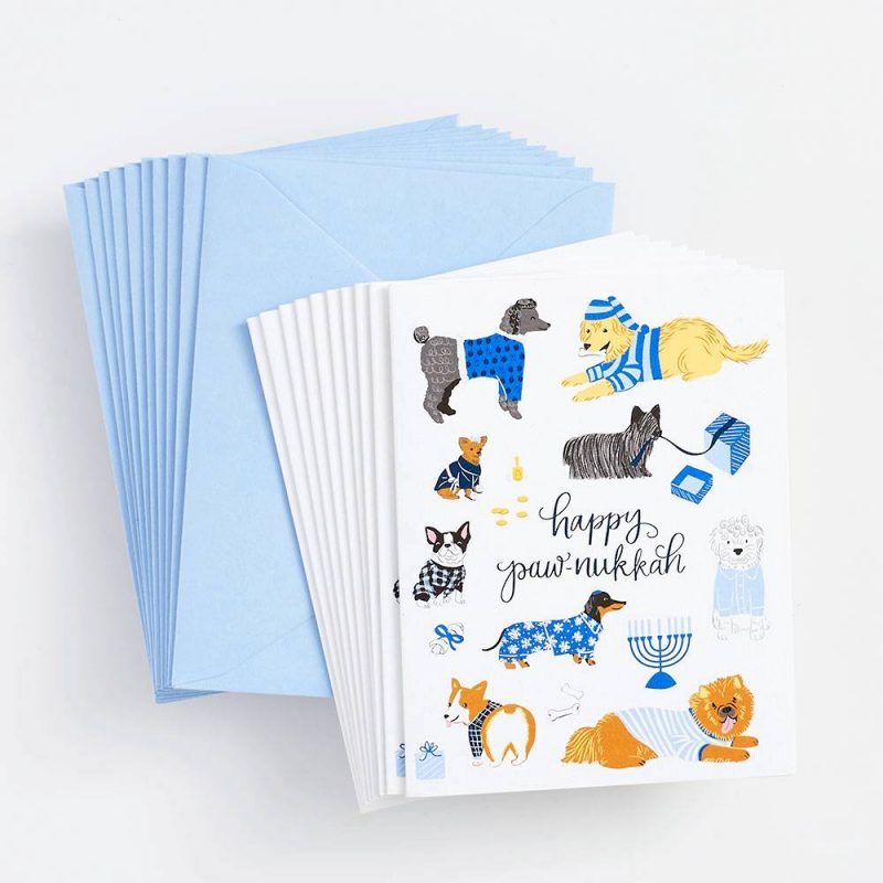 Happy Pawnukkah Dogs Hanukkah Cards